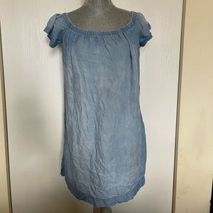 Cloth & stone denim light blue dress